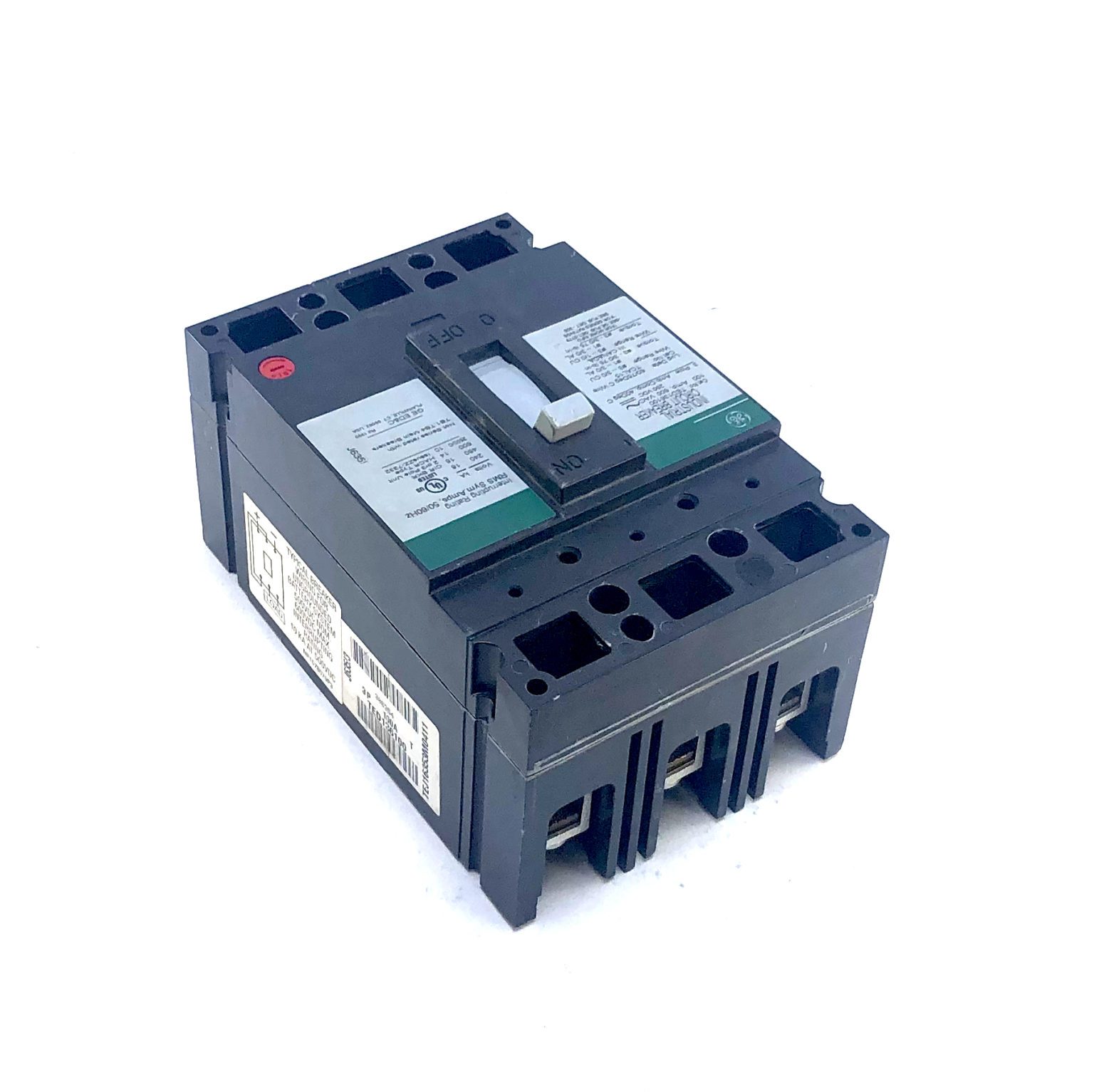 Disjoncteur GE HI-BREAK 100A 3 Pôles 600VAC - Cat THEF13000 - Occasion USA