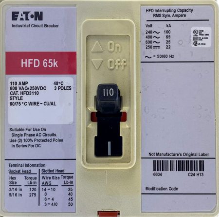 Eaton Cutler Hammer HFD3100-RL