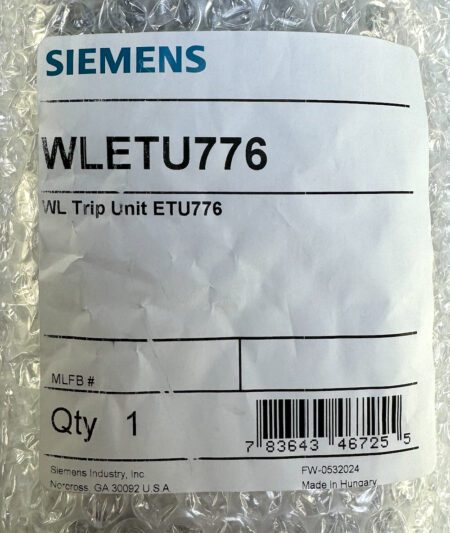 Siemens WLETU776-NEW-JC