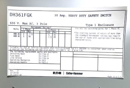 DH361FGK-NIB