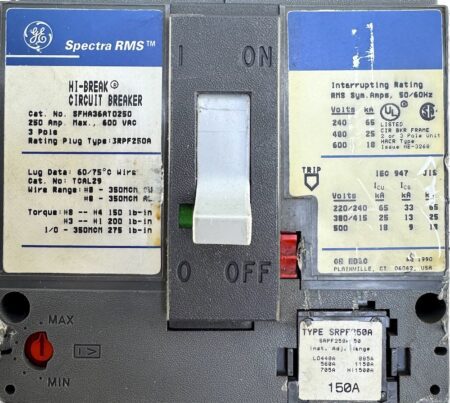 General Electric SFHA36AT0250-150A-BROKE-NOLUGS