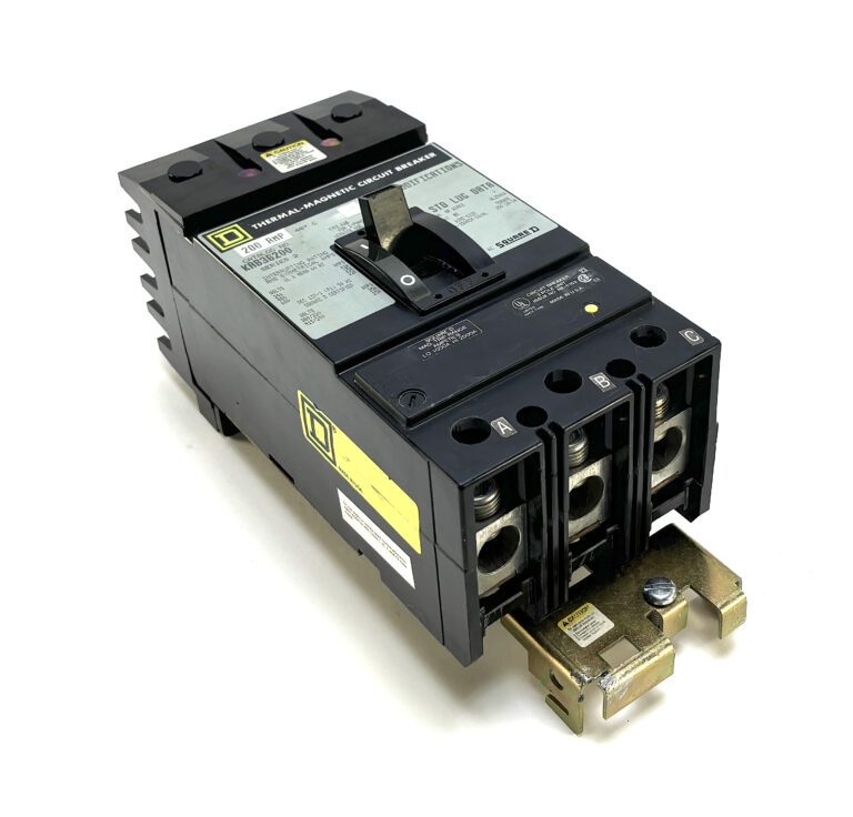 Square D KAB36200 3 Pole 200 Amp 600 Vac I-Line Circuit Breaker
