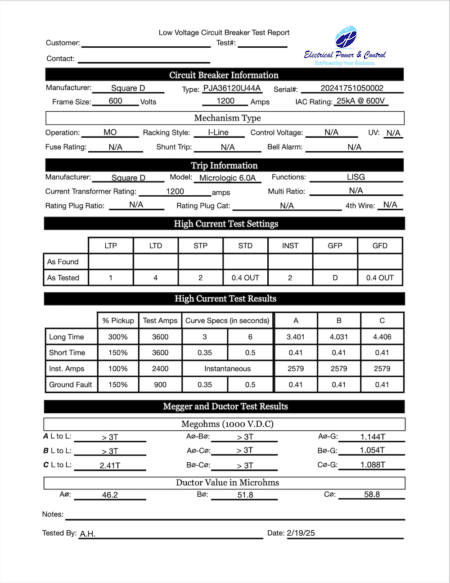 Square D PJA36120U44A-NEW-REPORT