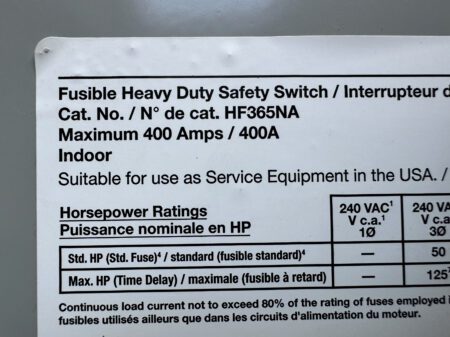 Siemens HF365NA-400A
