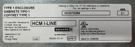 Square D DLS34400600N130K