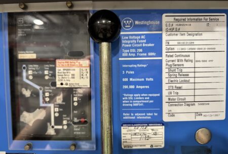 Westinghouse DS-SWITCHGEAR