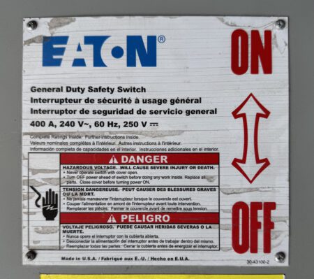 Eaton DG325NRK-USED-400A
