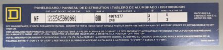 Square D DLS34600480N130E-250A