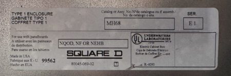 Square D DLS34600480N130E-250A