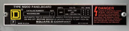 Square D DLS34600208N142QO-USED