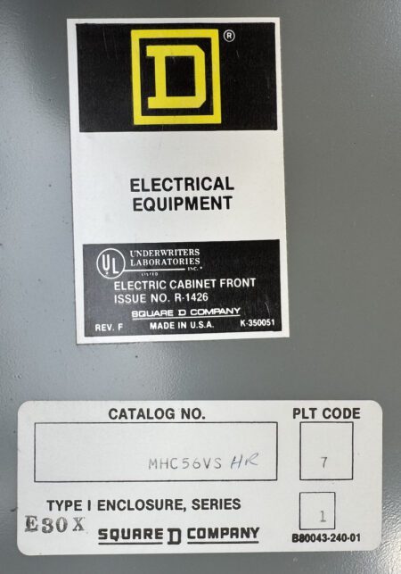 Square D DLS34600208N142QO-USED