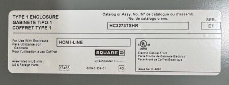 Square D DMS34600208N124K-RECON
