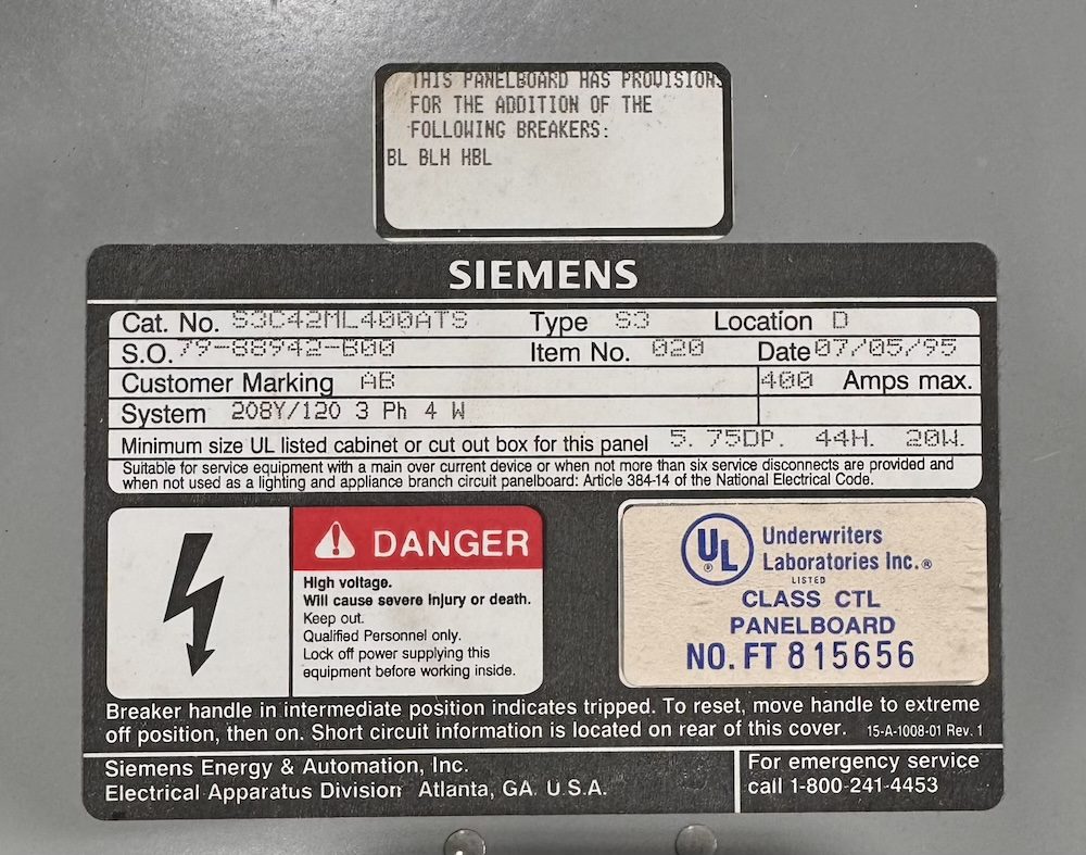 Siemens SLS34400208N142B-USED