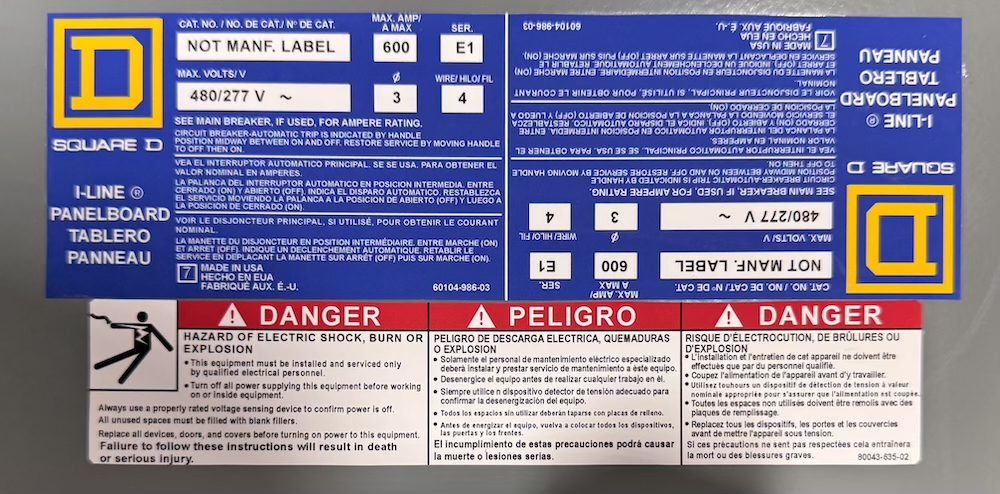 Square D DLS34600480N142K-RECON