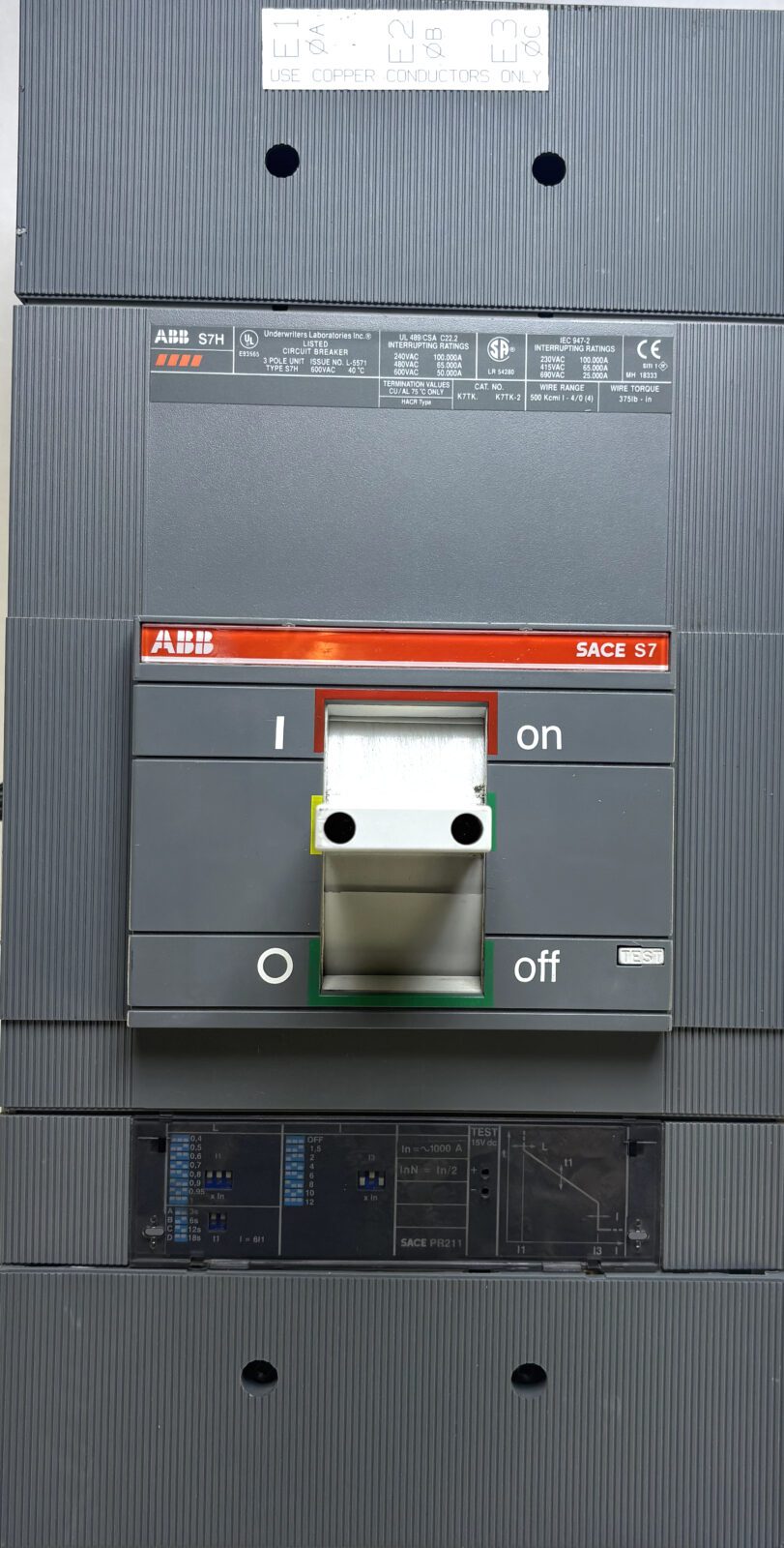 S7H1000BK0AS8-1000A-AUX-ST-NOLUGS