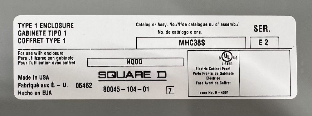 Square D DLS34150208N142QO-RECON
