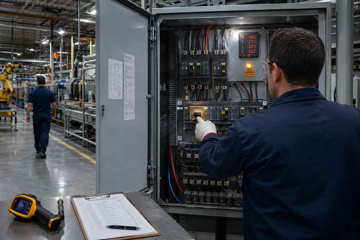electrical-panel-loose-connections-heat-buildup-voltage
