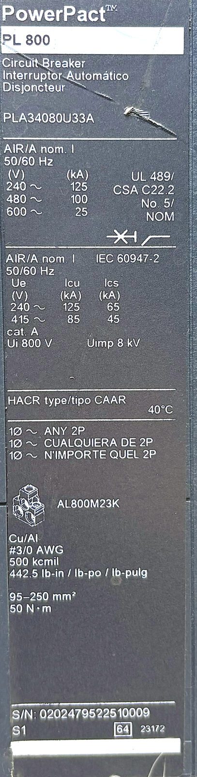 PLA34080U33A