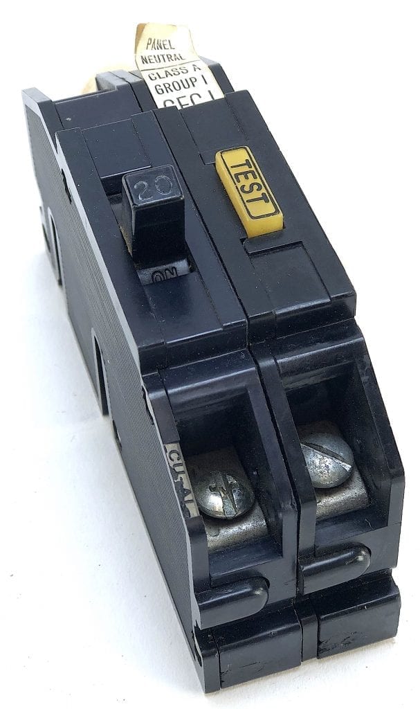 Zinsco 1 Pole 20 Amp 120 Vac Circuit Breaker w/GFCI (Y4) Electrical