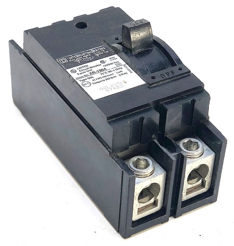 Square D 2 Pole 150 Amp 240 Vac Circuit Breaker (G3) Electrical Power
