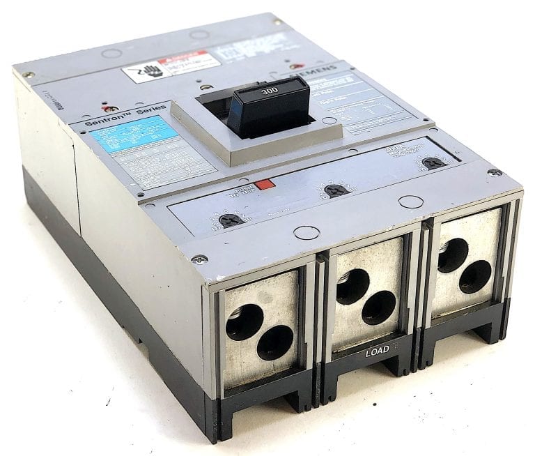 Siemens 3 Pole 400 Amp 600 Vac Circuit Breaker w/300 Amp Trip (GG2