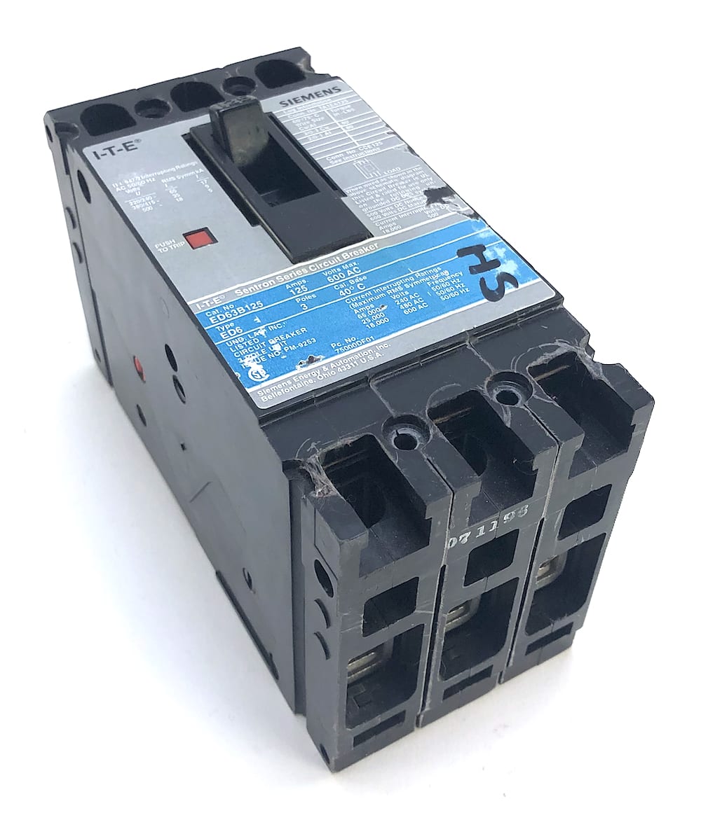 ITE Siemens E43B030 Three Pole 30A Molded Case Circuit Breaker 