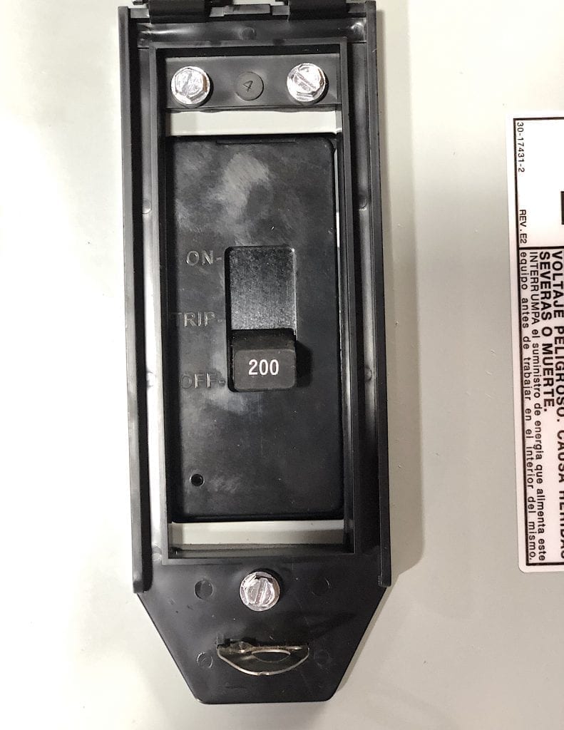 Eaton 225 Amp 240 Vac Circuit Breaker Type 3R Enclosure (RK