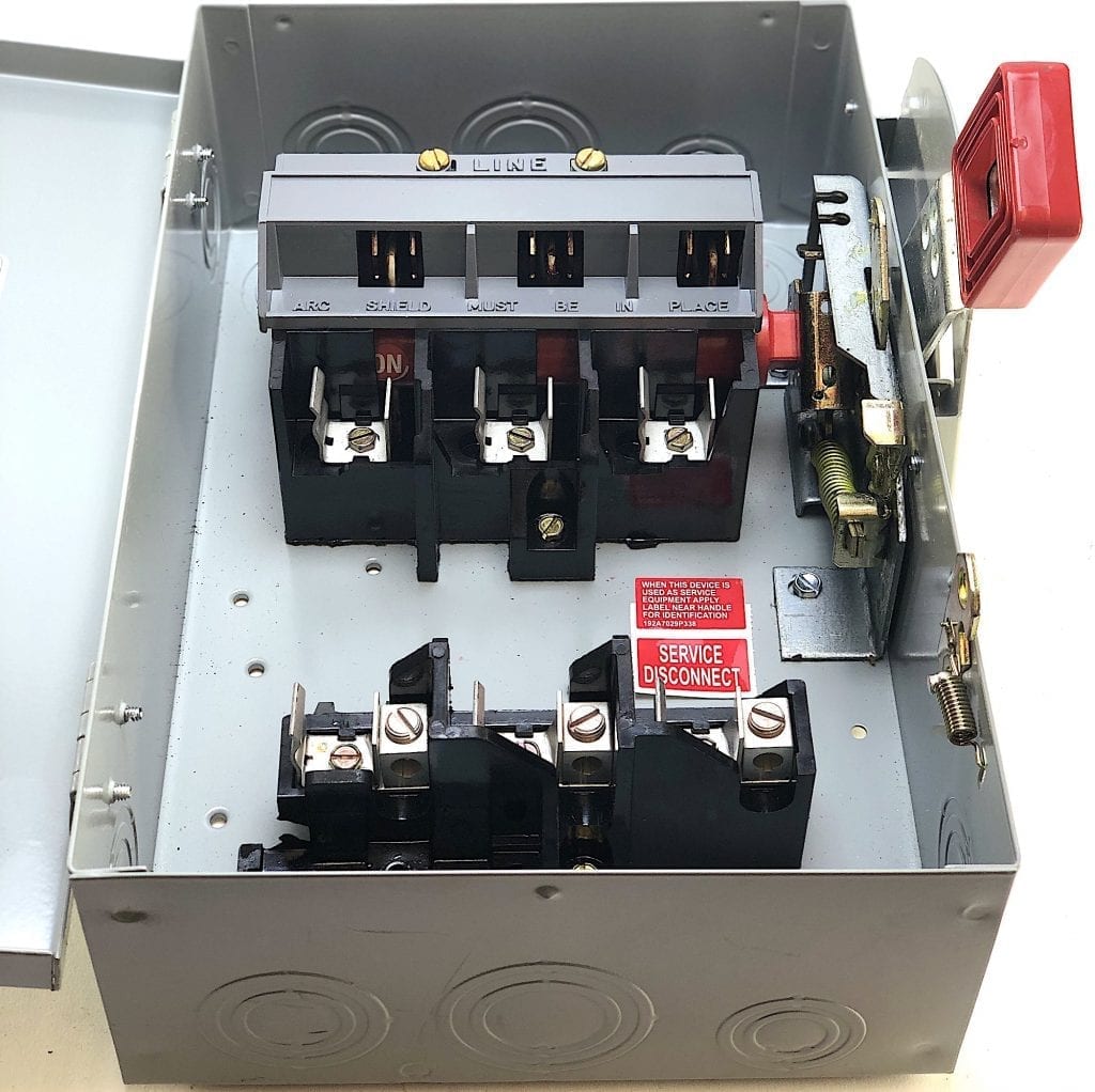 General Electric 30 Amp 600 Vac Type 1 Safety Switch (NOB) (RK