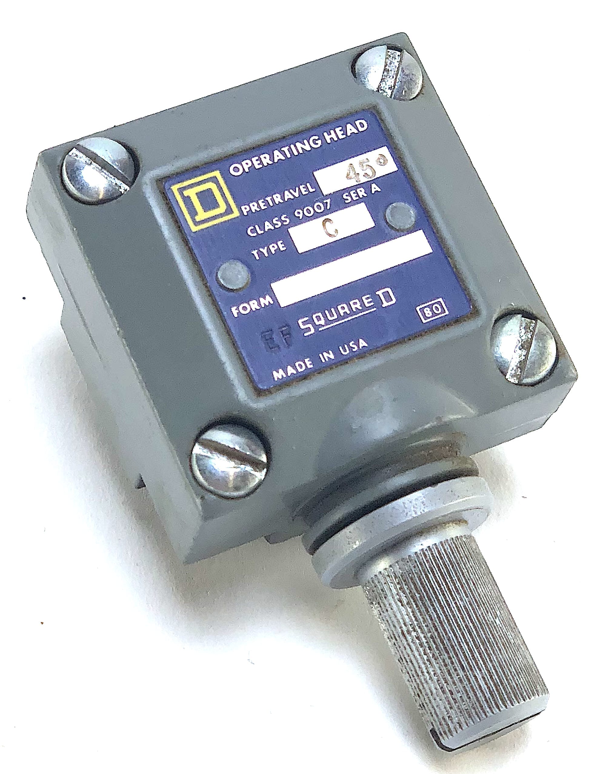 NEW SQUARE D 9007A LIMIT SWITCH HEAD 