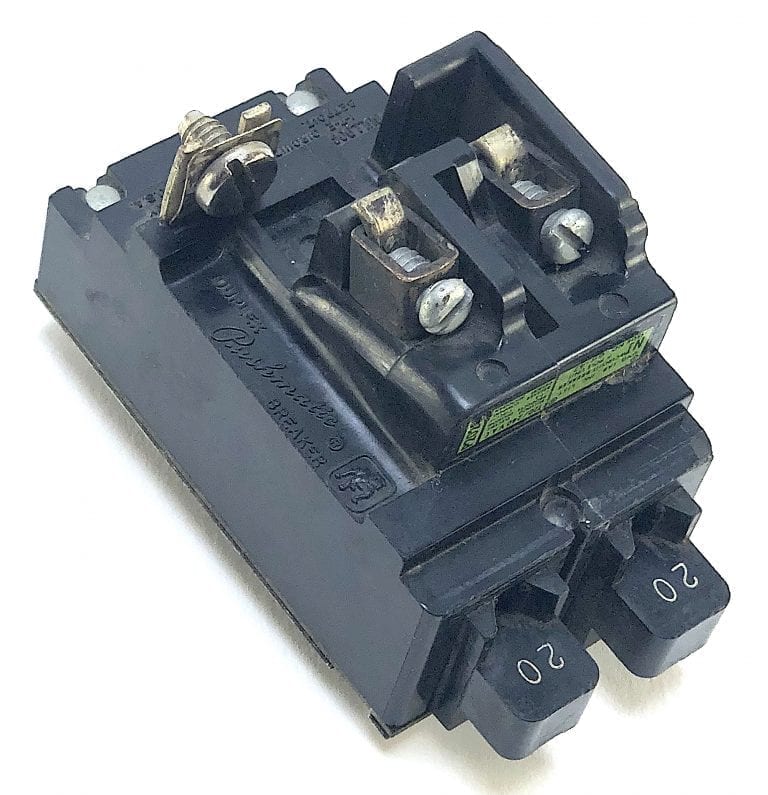 ITE Bulldog 2 Pole 20 Amp 240 Vac Pushmatic Duplex Circuit Breaker (X3