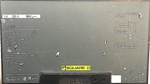 Square D LA36350 3 Pole 350 Amp 600 Vac I-Line Circuit Breaker