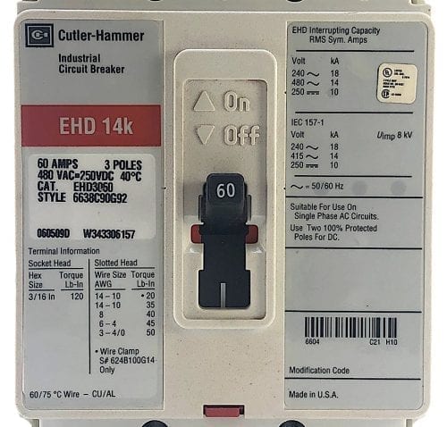 Cutler Hammer EHD3060-RL
