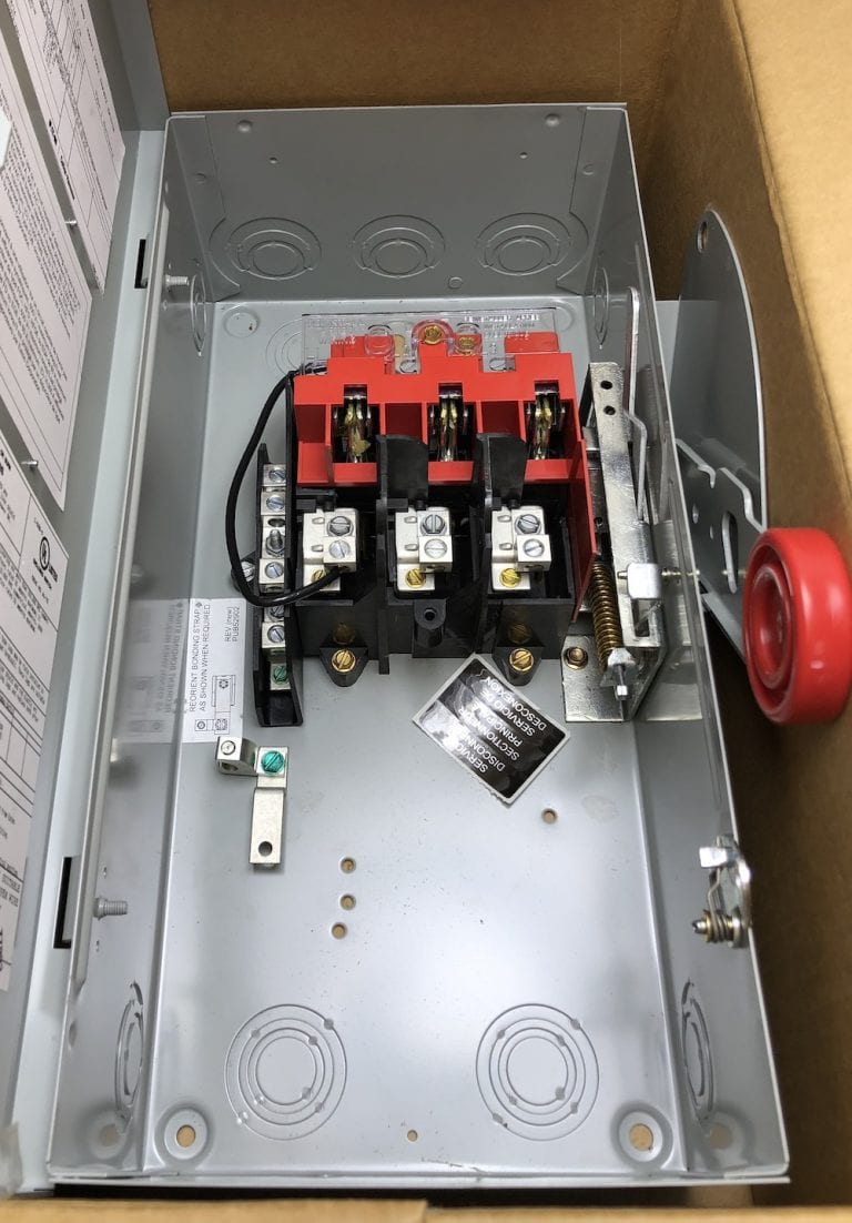 Eaton DH261UGKN 00L0 30 Amp 600Vac 3W Type 1 Safety Switch (NIB)