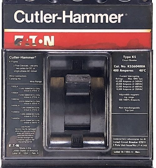 Cutler Hammer Eaton KS360400A-400