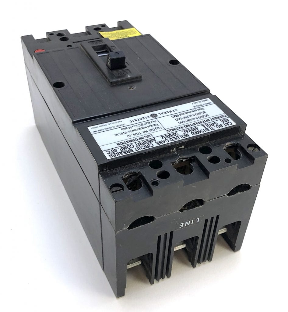 General Electric TLB134060 3 Pole 60 Amp 480 Vac Circuit Breaker ...