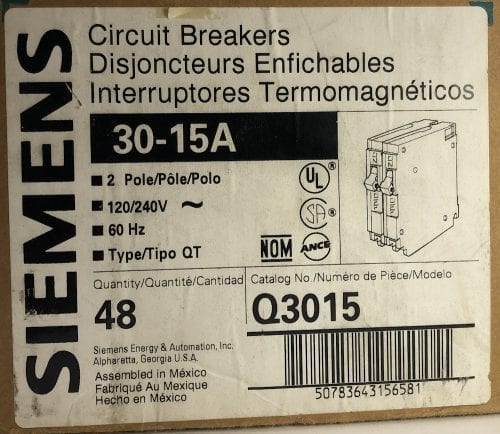 Siemens Q3015-NIB