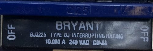 Bryant BJ3225