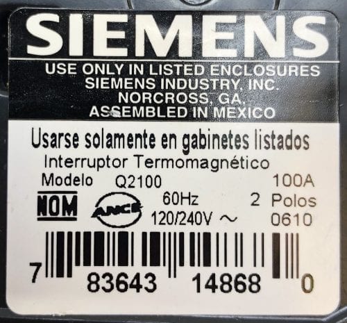 ITE Siemens Q2100