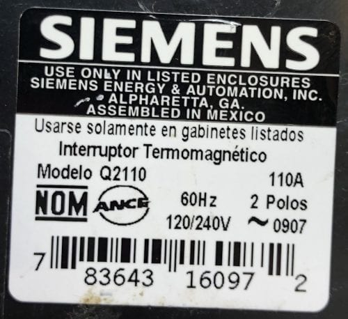 ITE Siemens Q2110