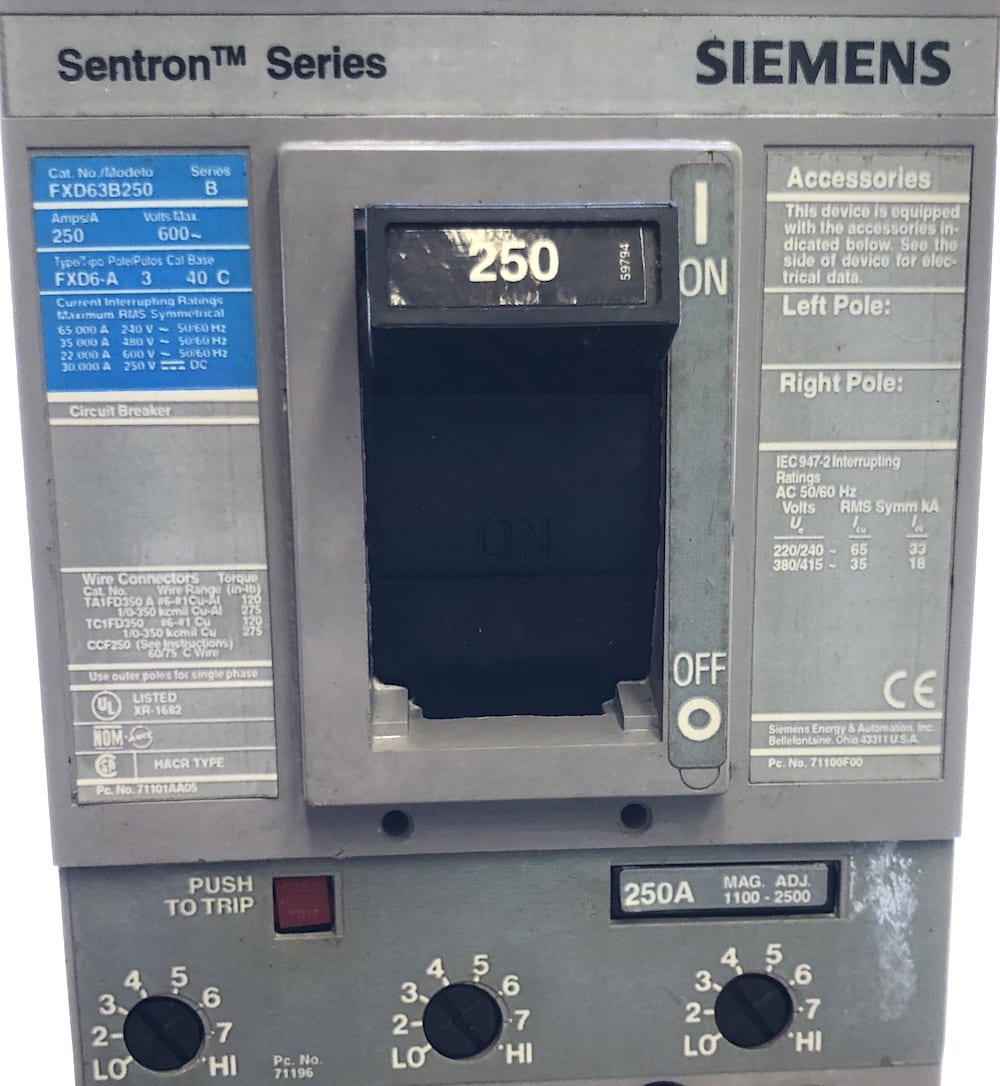 Siemens FXD63B250-GL