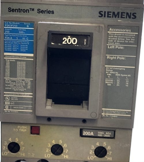 Siemens FD63F250-200-GL