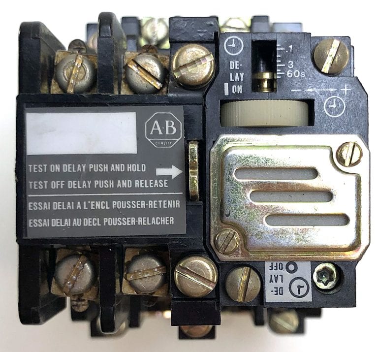 Allen Bradley 700NT Pneumatic Time Delay Unit w/700N400A1 AC Relay
