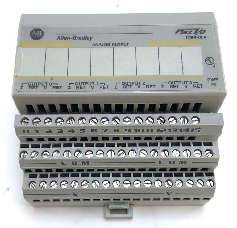 Allen Bradley 1794OE4 Flex I/O 4 Channel Analog Output Module (AB13) Electrical Power and