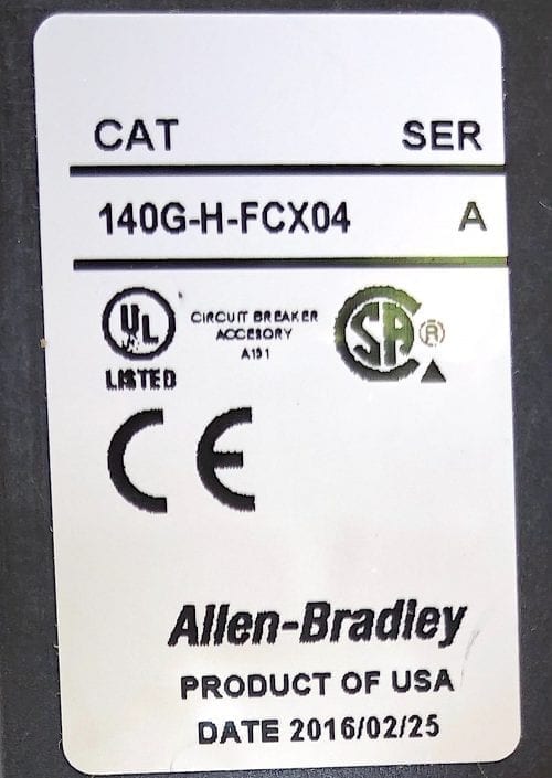 Allen Bradley 140G-H-FCX04